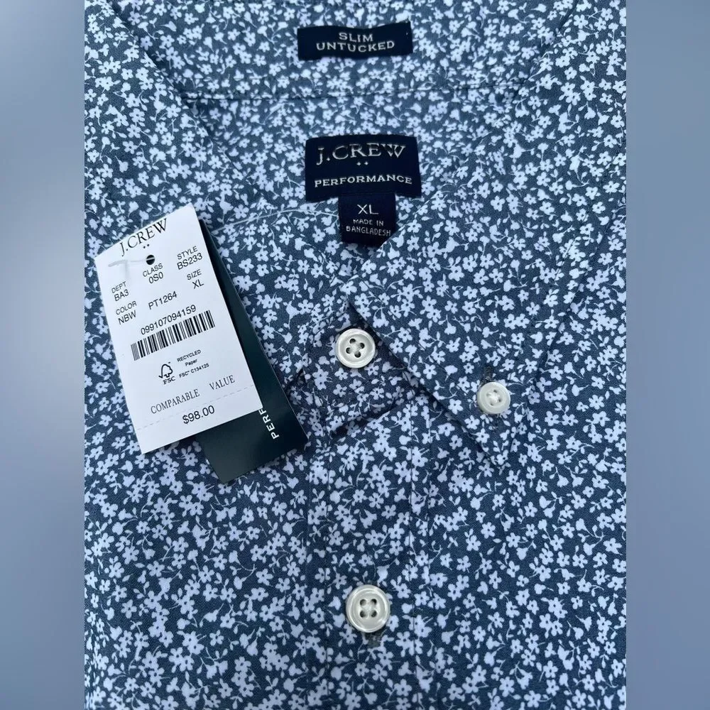 J. Crew Flex Performance Casual Shirt